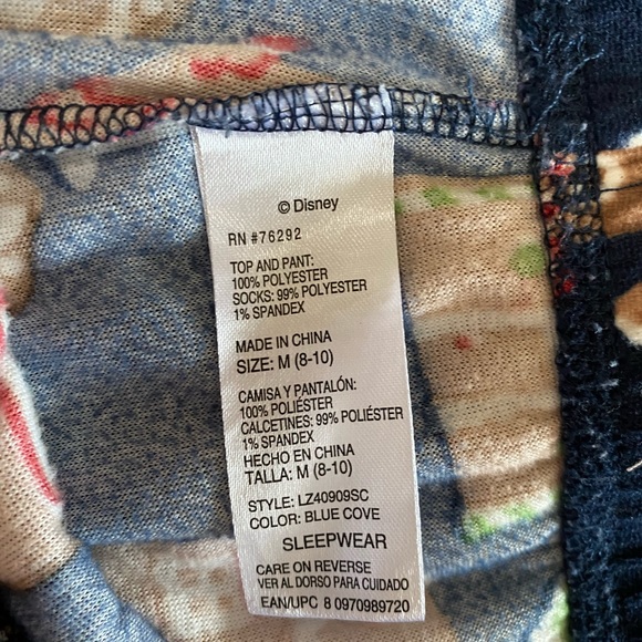 Mickey and Minnie Gingerbread Pajama Pants - Picture 3 of 3